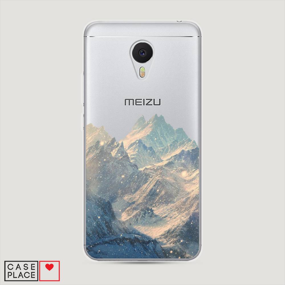 

Чехол Awog на Meizu M3 "Горы арт 2", Серый, 70350-10