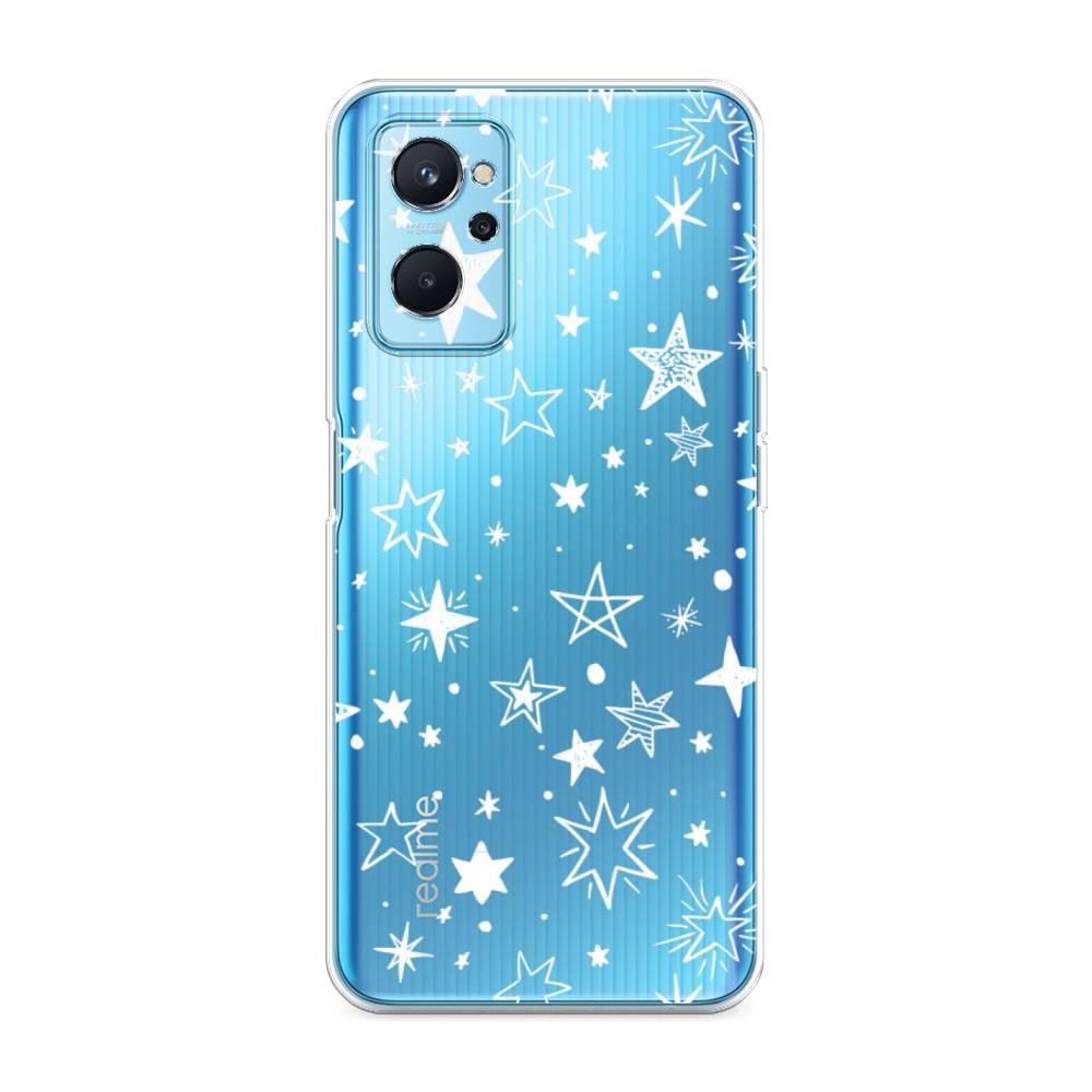 

Чехол Awog на Realme 9i/Oppo A96 4G "Звездочки графика белая", Разноцветный, 258050-7
