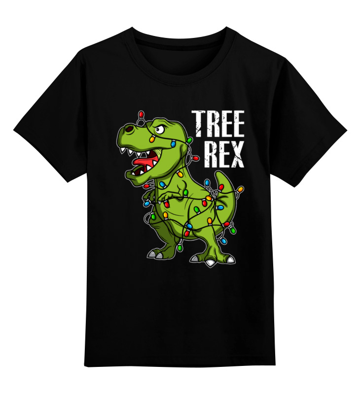

Футболка детская Printio  tree rex  цв. черный р. 104,  tree rex 