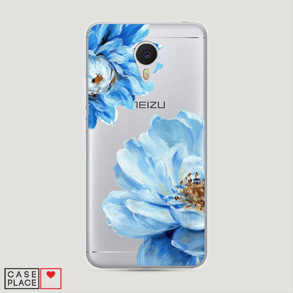 

Чехол Awog на Meizu M3 "Голубые клематисы", Голубой, 70350-8