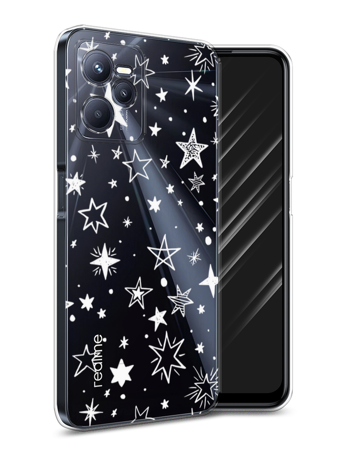 

Чехол Awog на Realme C35 "Звездочки графика белая", Разноцветный, 259250-7