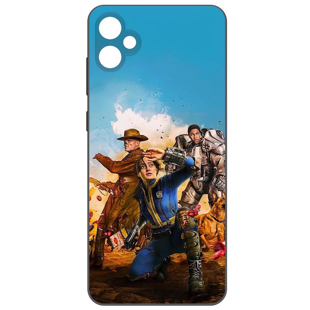 

Чехол-накладка Krutoff Soft Case Фоллаут - Люси, Гуль и Аарон для Samsung Galaxy A05