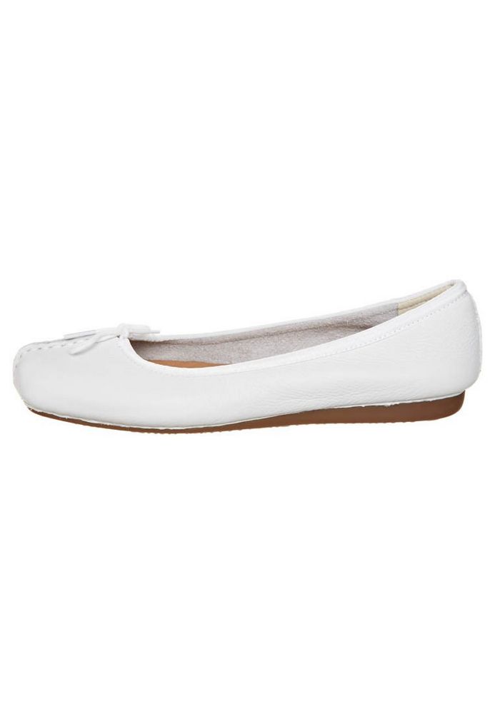 

Балетки женские Clarks CL111A00O белые 37 EU, Белый, CL111A00O