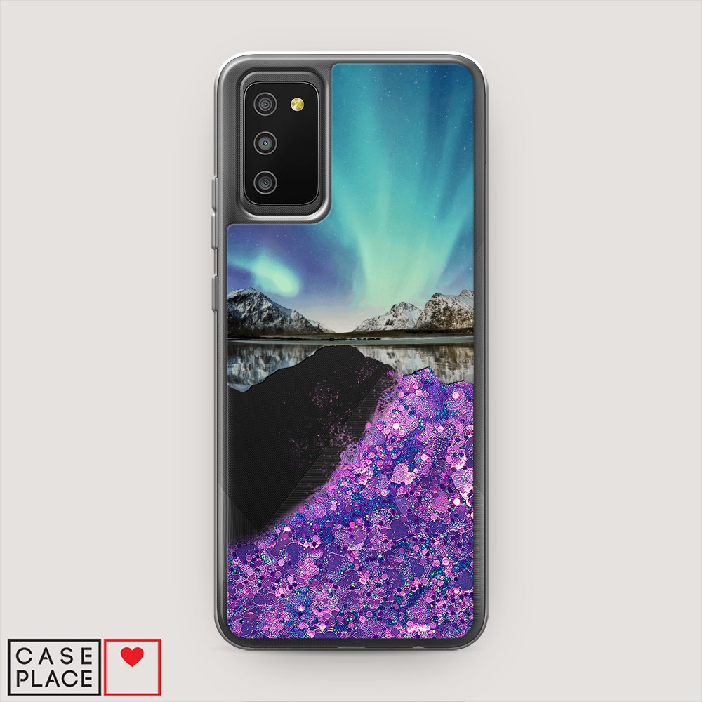 

Чехол Awog на Samsung Galaxy A02s / Самсунг A02s "Горное озеро и сияние", Разноцветный, 2102392-1