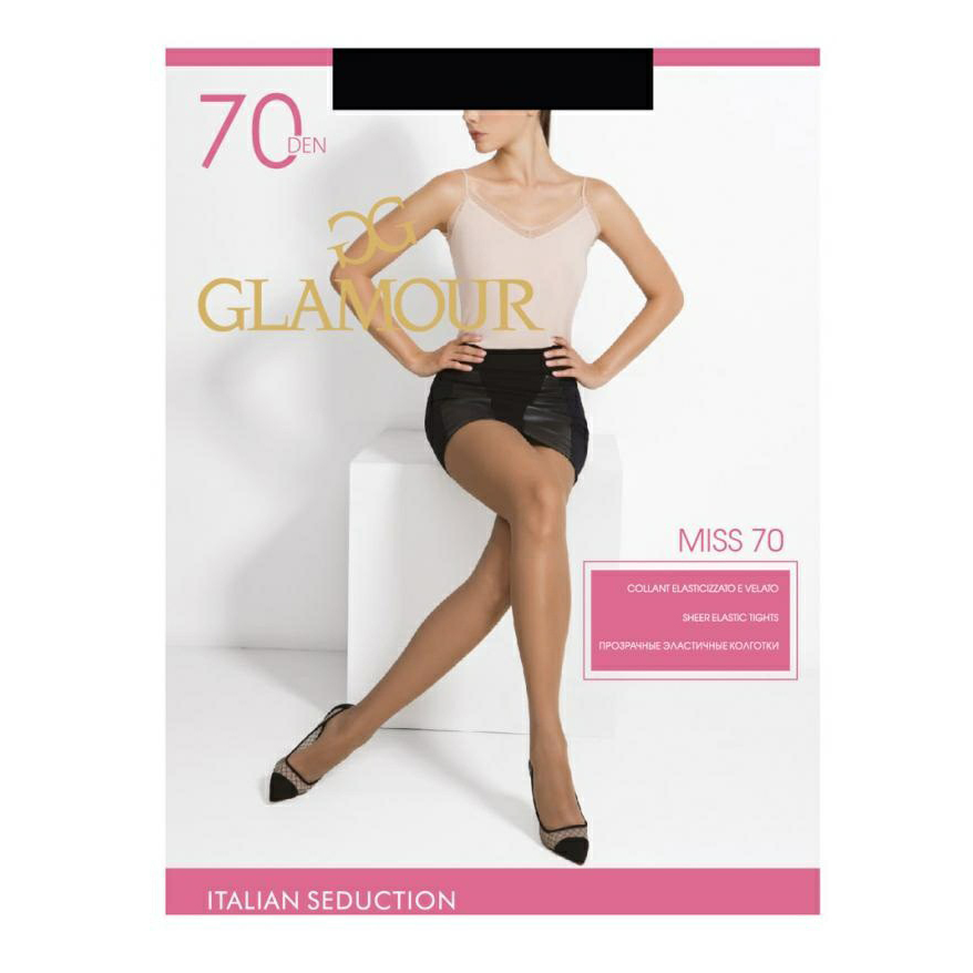 

Колготки женские Glamour черные, Черный