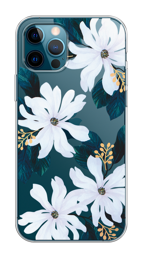 

Чехол Homey на Apple iPhone 12 "Delilah Flower", Зеленый;белый, 12550-1