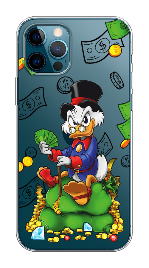

Чехол Homey на Apple iPhone 12 "Scrooge Richness", Черный;синий;зеленый, 12550-1