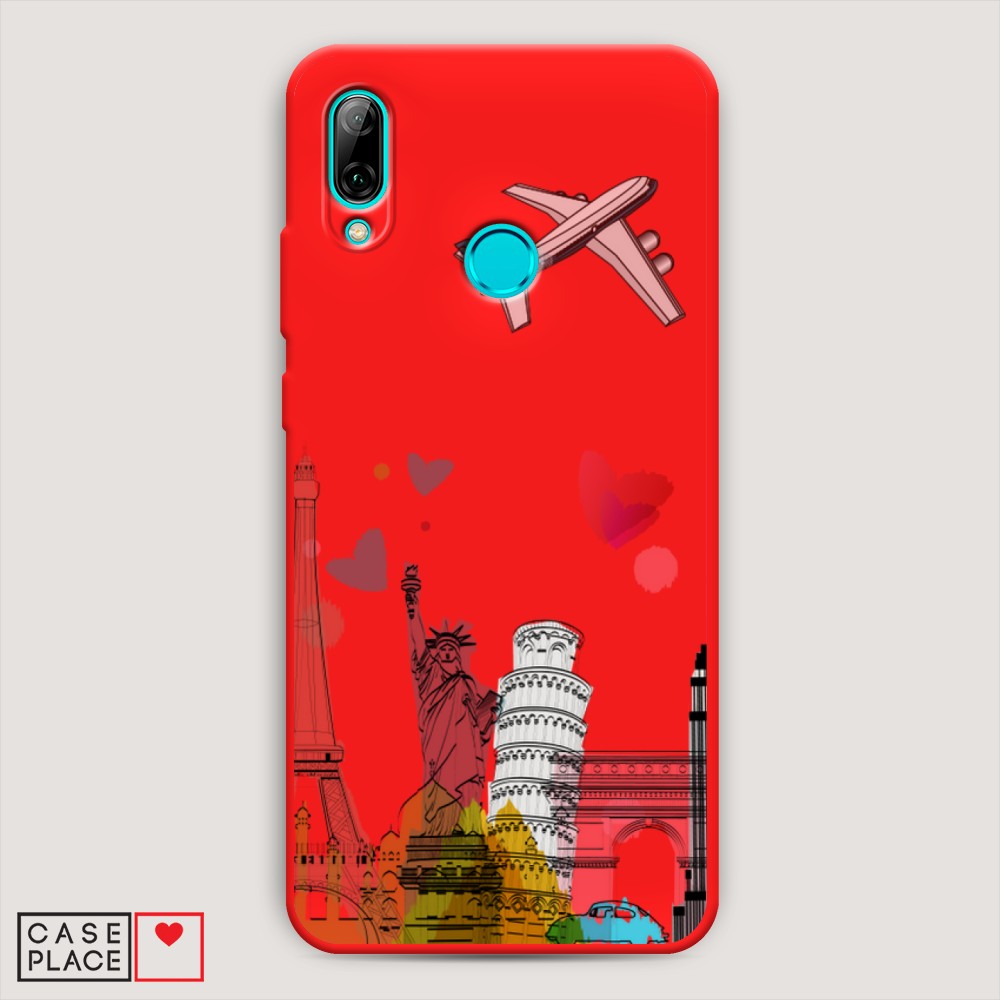 

Чехол Awog на Huawei P Smart 2019 "Самолет путешествий", Разноцветный, 67253-1