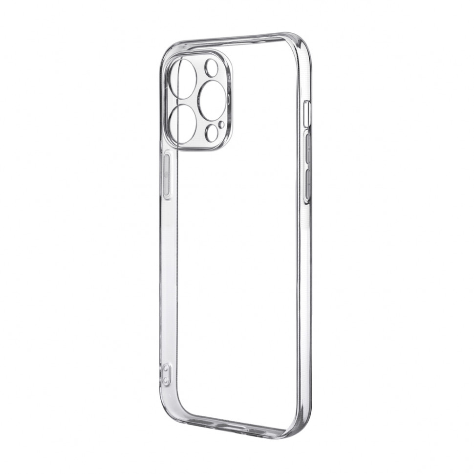 

Чехол для iPhone 14 Pro Max PromiseMobile силиконовый с защитой камеры, Прозрачный