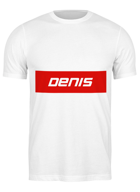 

Футболка мужская Printio Denis белая L, Белый, Denis