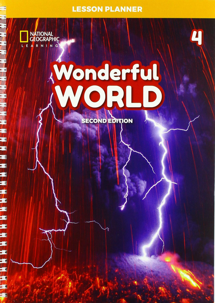 Wonderful World 2nd edition 4 Lesson Planner + Class Audio CD + DVD +TRCD