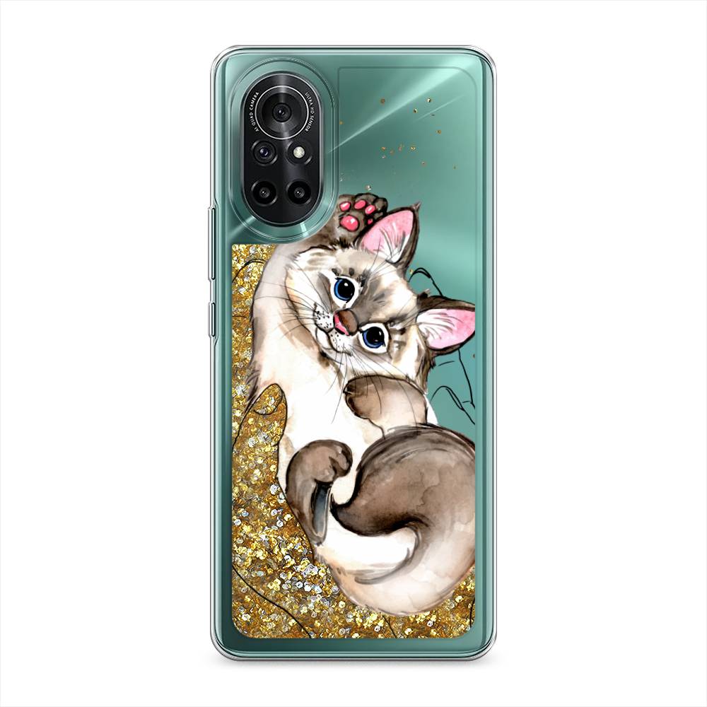 

Чехол Awog на Honor V40 Lite "Котенок в ладошках", Разноцветный, 6105190-1