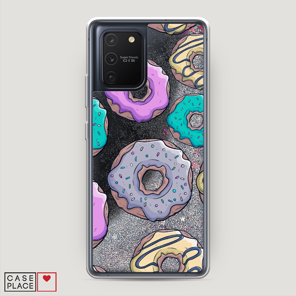 

Чехол Awog на Samsung Galaxy S10 Lite/Самсунг S10 Lite "Разноцветные пончики в глазури 2", Разноцветный, 210091-1