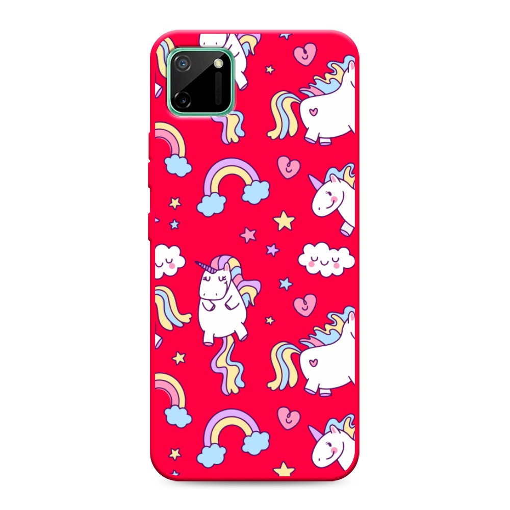 

Матовый силиконовый чехол "Sweet unicorns dreams" на Realme C11, Sweet unicorns dreams
