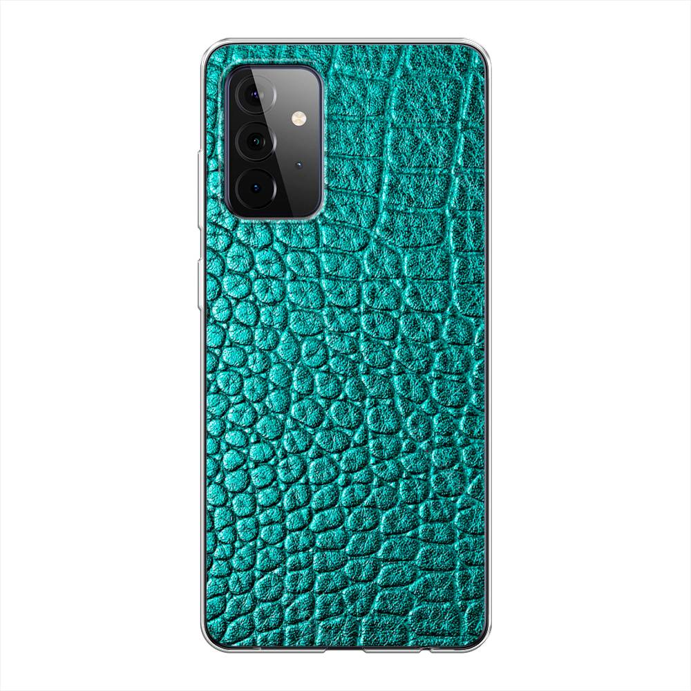 

Чехол Awog на Samsung Galaxy A72 / Самсунг A72 "Бирюзовая змея", 2101950-3