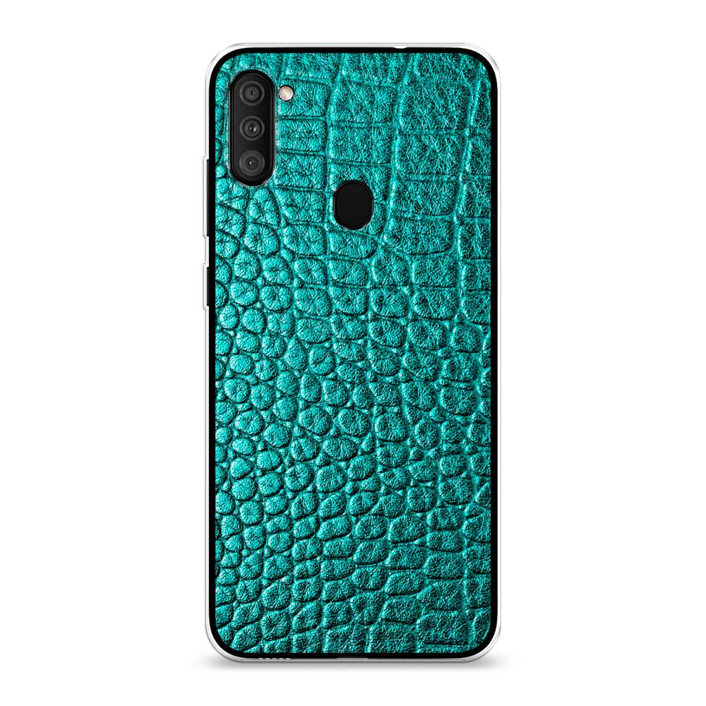 

Чехол Awog на Samsung Galaxy M11 / Самсунг M11 "Бирюзовая змея", 2100650-3