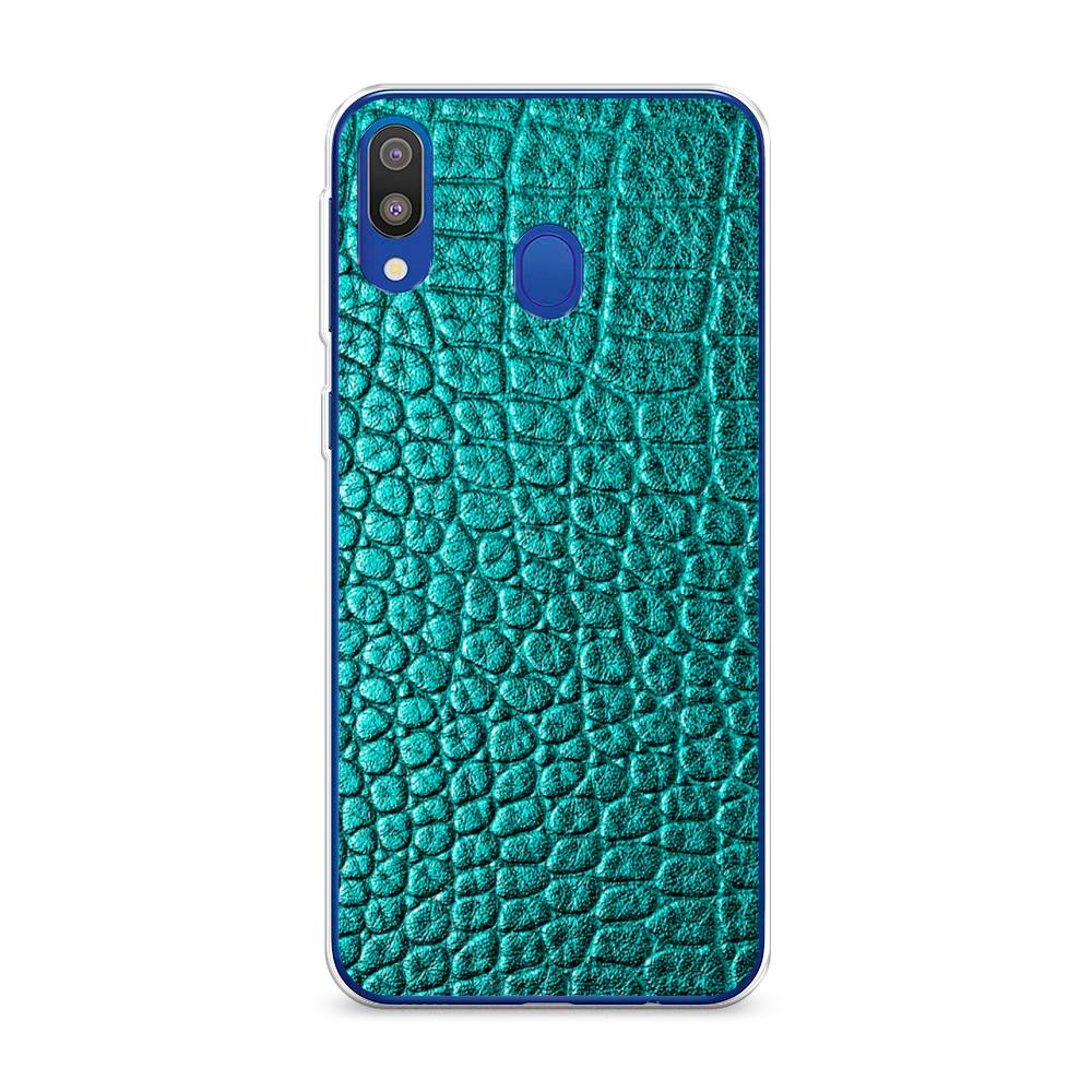 

Силиконовый чехол "Бирюзовая змея" на Samsung Galaxy M20, 27450-3