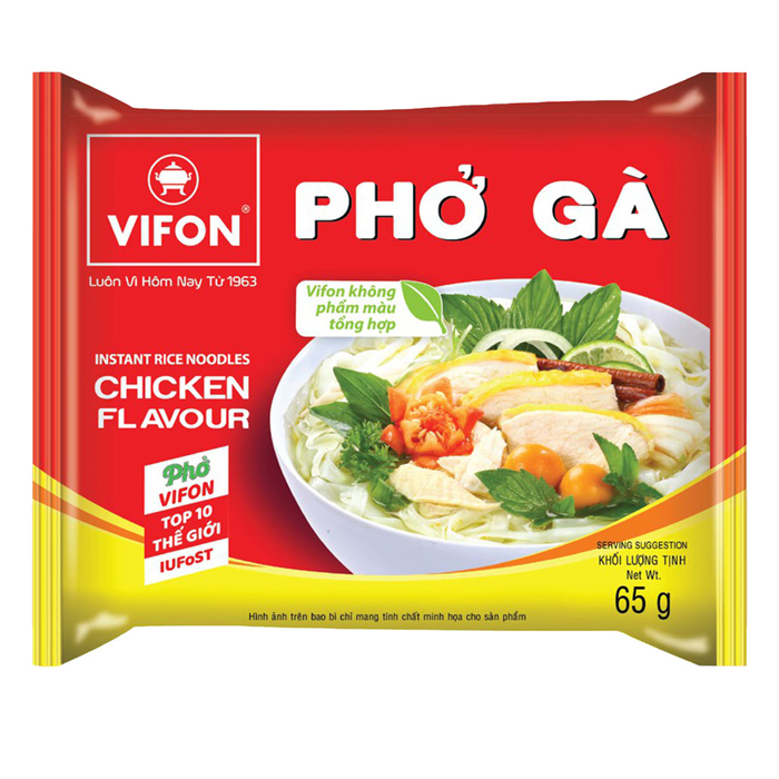 Рисовая лапша Vifon Pho Thit со вкусом курицы, 65 г