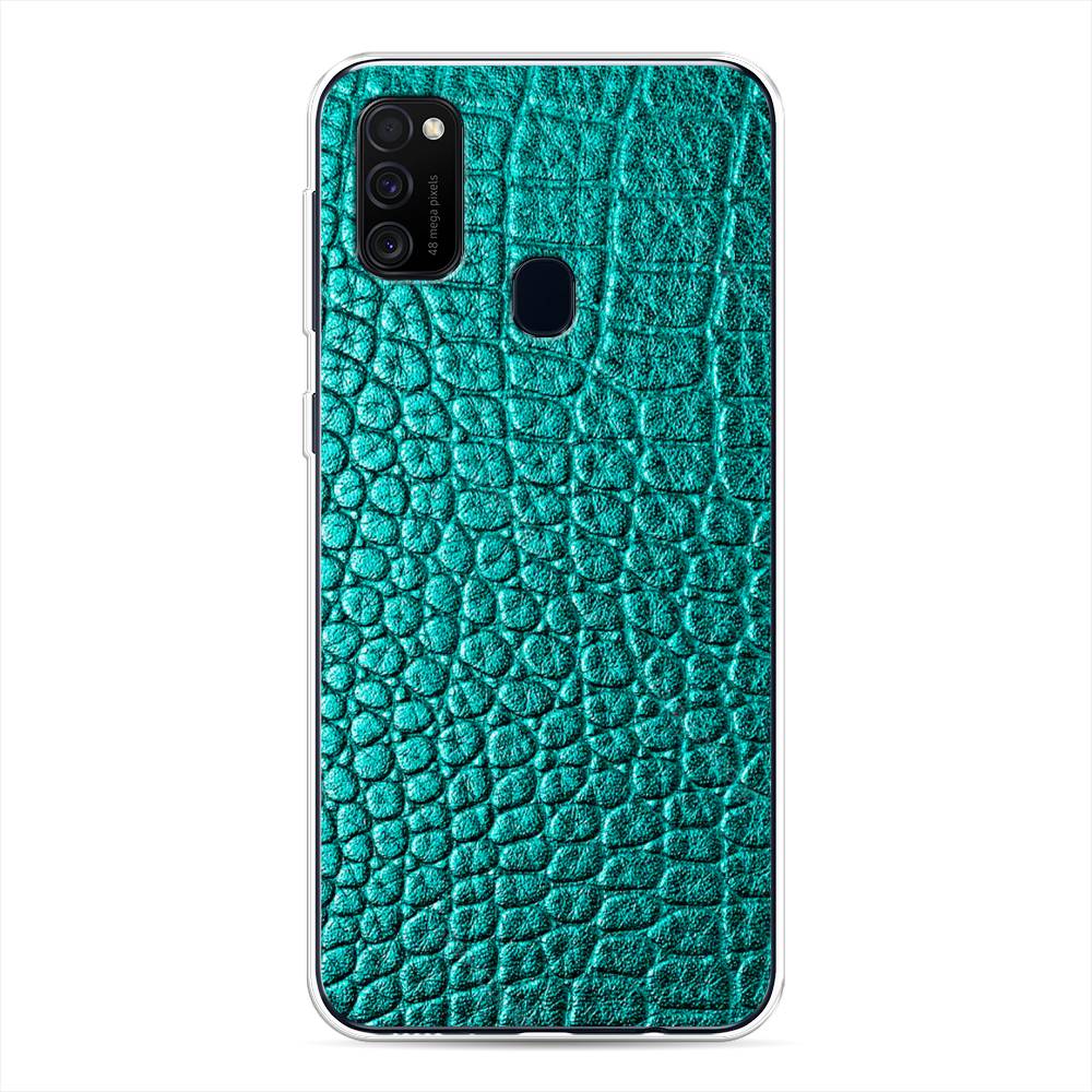 

Силиконовый чехол "Бирюзовая змея" на Samsung Galaxy M30s, 29850-3