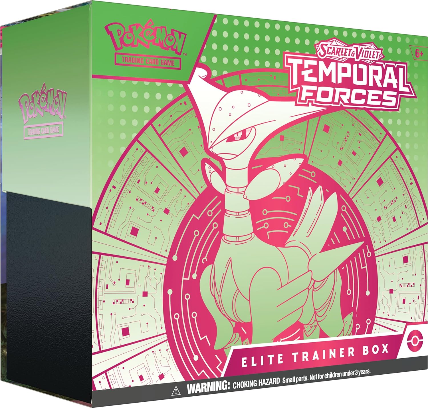 Набор карточек Pokemon Temporal Forces Iron Leaves Elite Trainer Box