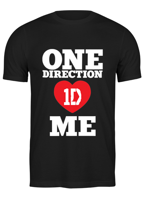 

Футболка мужская Printio One direction черная XL, Черный, One direction