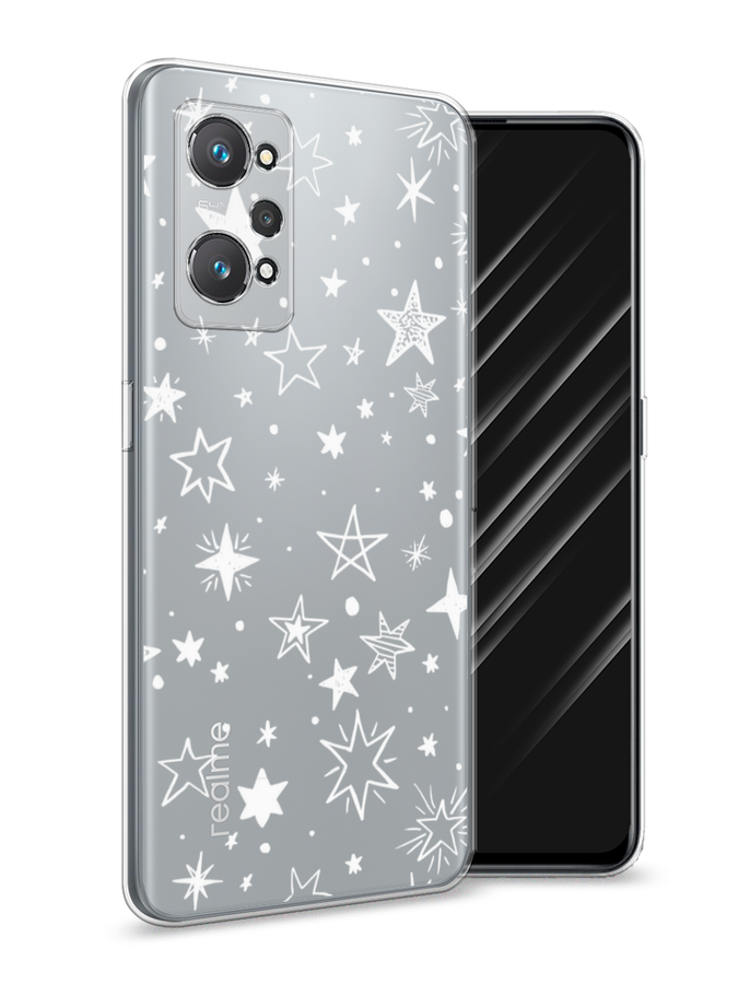 

Чехол Awog на Realme GT Neo 2 "Звездочки графика белая", Разноцветный, 257750-7