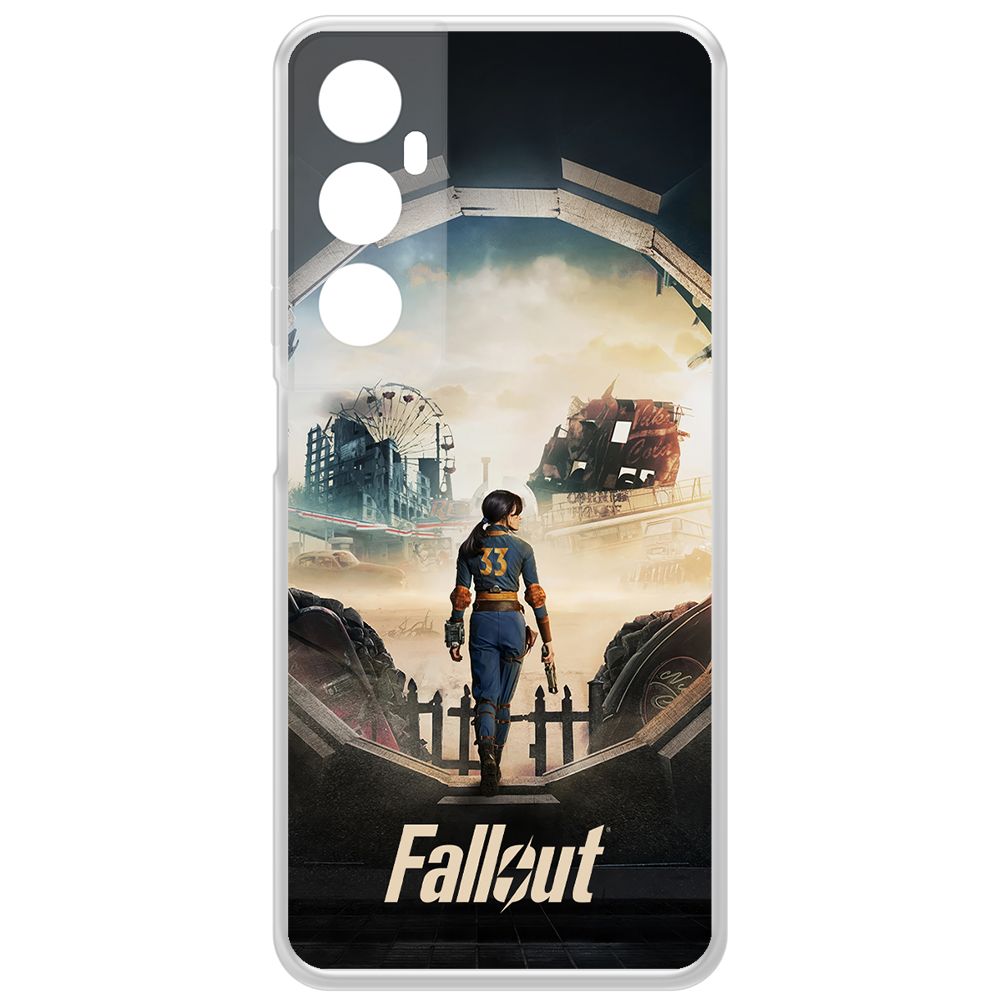 

Чехол-накладка Krutoff Clear Case Фоллаут (Fallout) - Убежище 33 для Realme C65