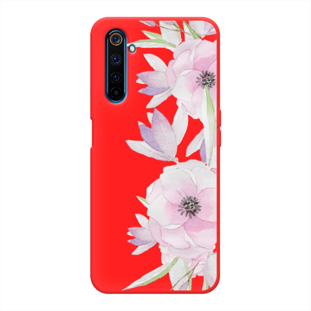

Чехол Awog на Realme 6 Pro "Нежные анемоны", Разноцветный, 252853-1