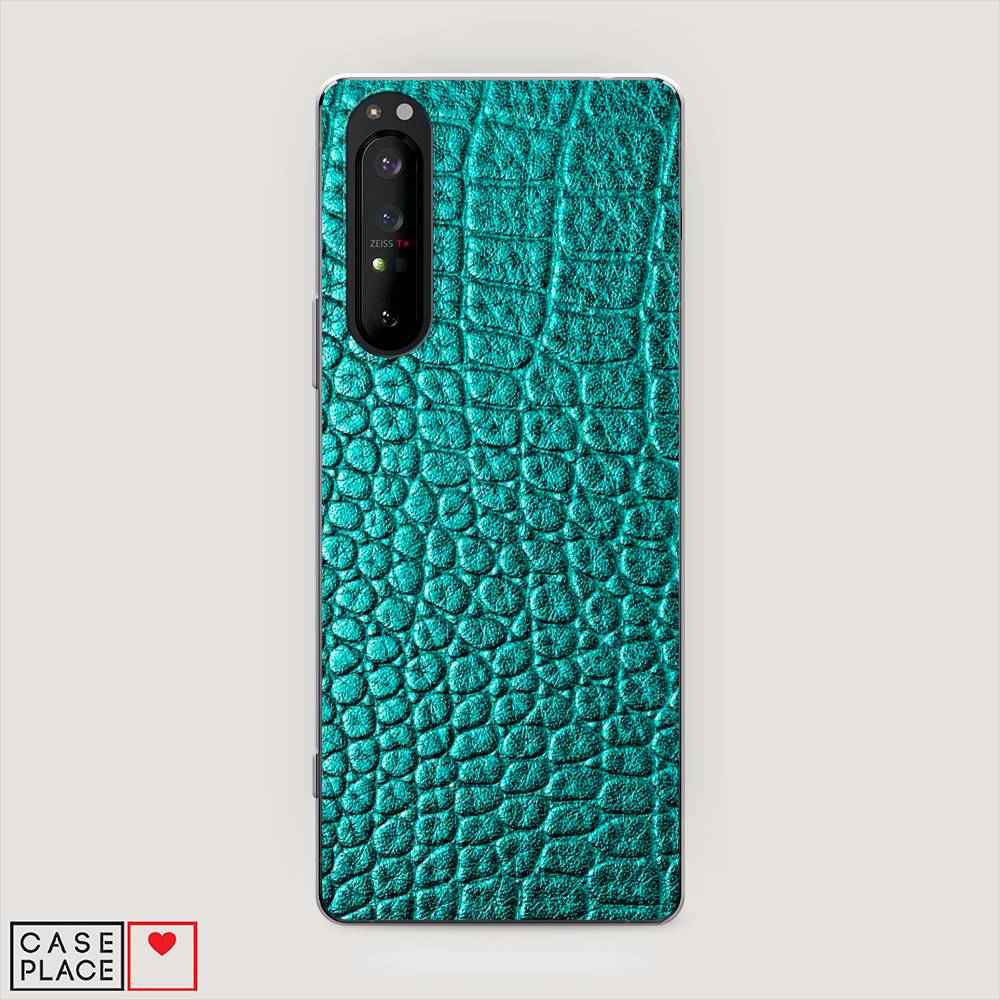

Силиконовый чехол "Бирюзовая змея" на Sony Xperia 1 II, 54550-3
