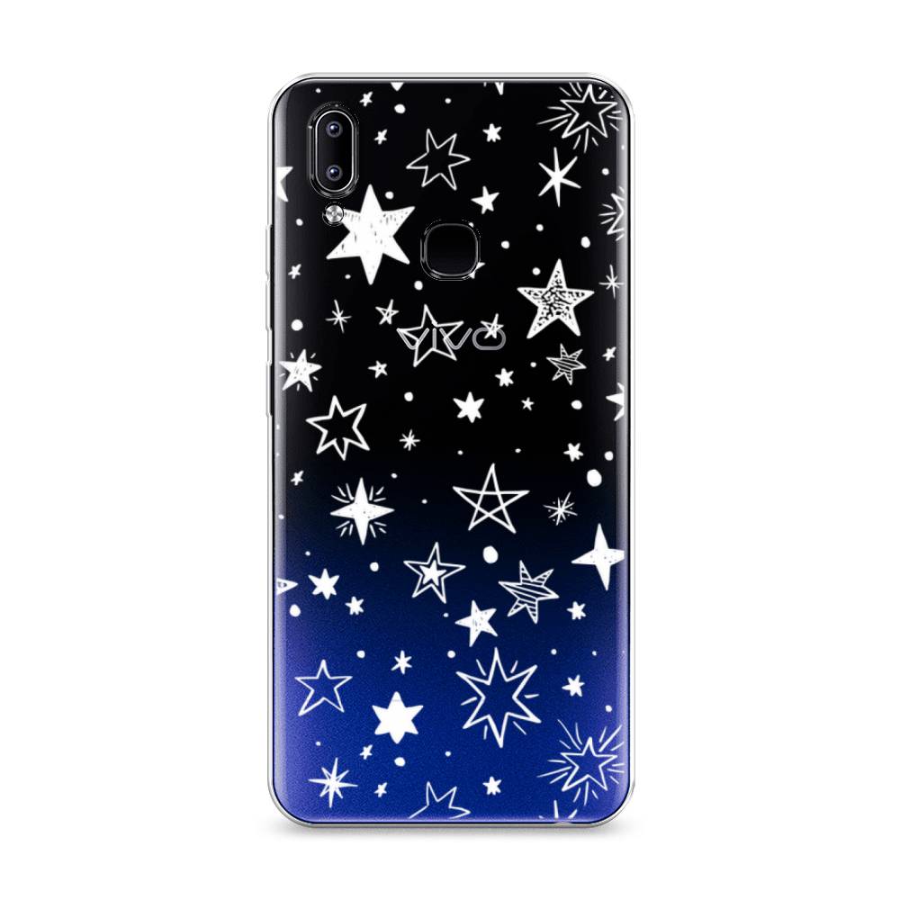 

Чехол Awog на Realme Q3 "Звездочки графика белая", Разноцветный, 256450-7