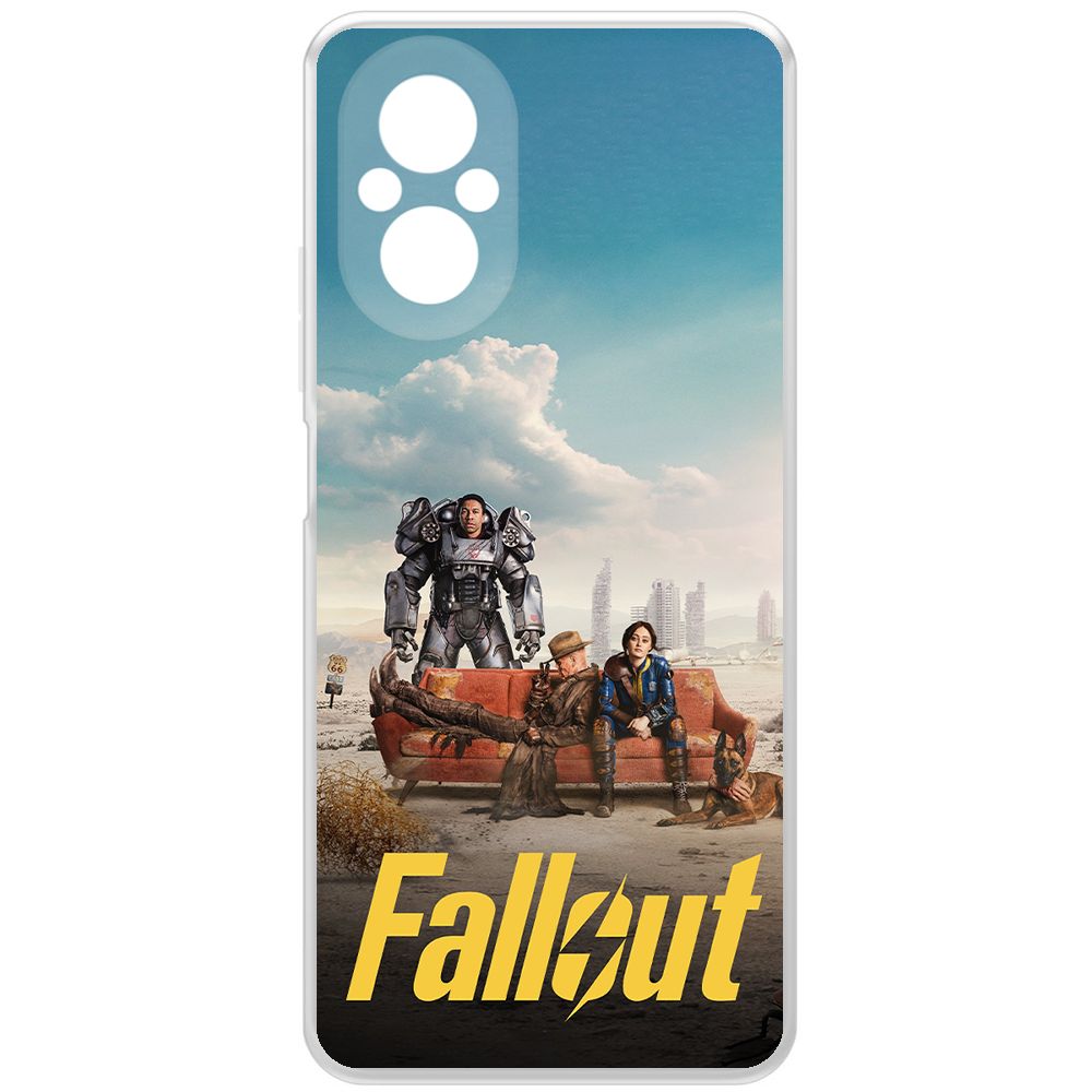 

Чехол-накладка Krutoff Clear Case Фоллаут (Fallout) - Постер для Realme C67