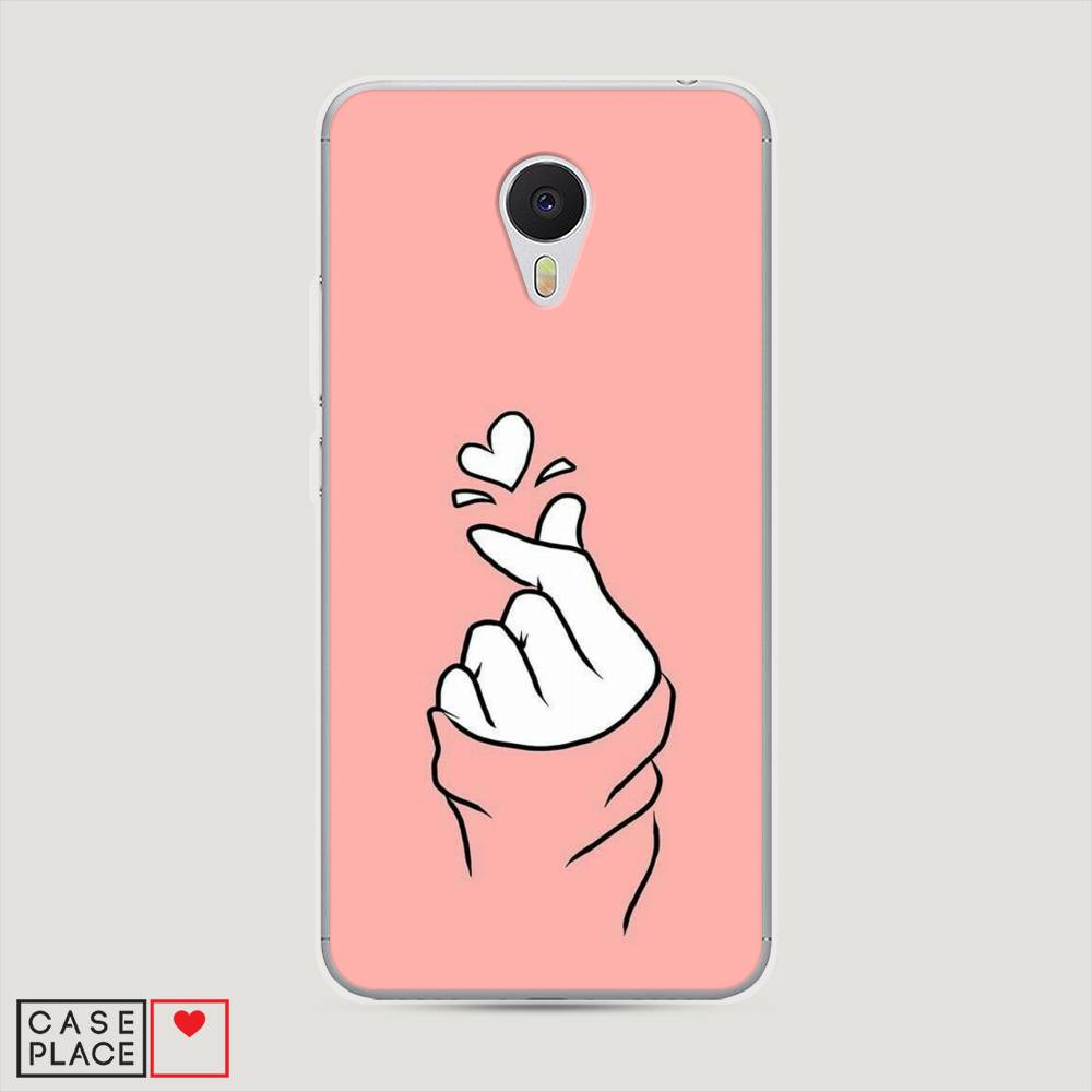 

Чехол Awog на Meizu M3 "Любовь-щелк", Оранжевый, 70350-7