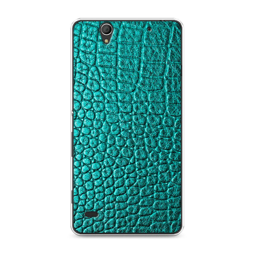 

Силиконовый чехол "Бирюзовая змея" на Sony Xperia C4, 52650-3