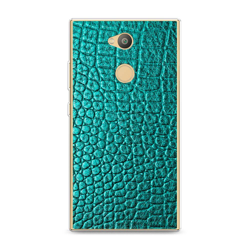 

Силиконовый чехол "Бирюзовая змея" на Sony Xperia L2, 53450-3