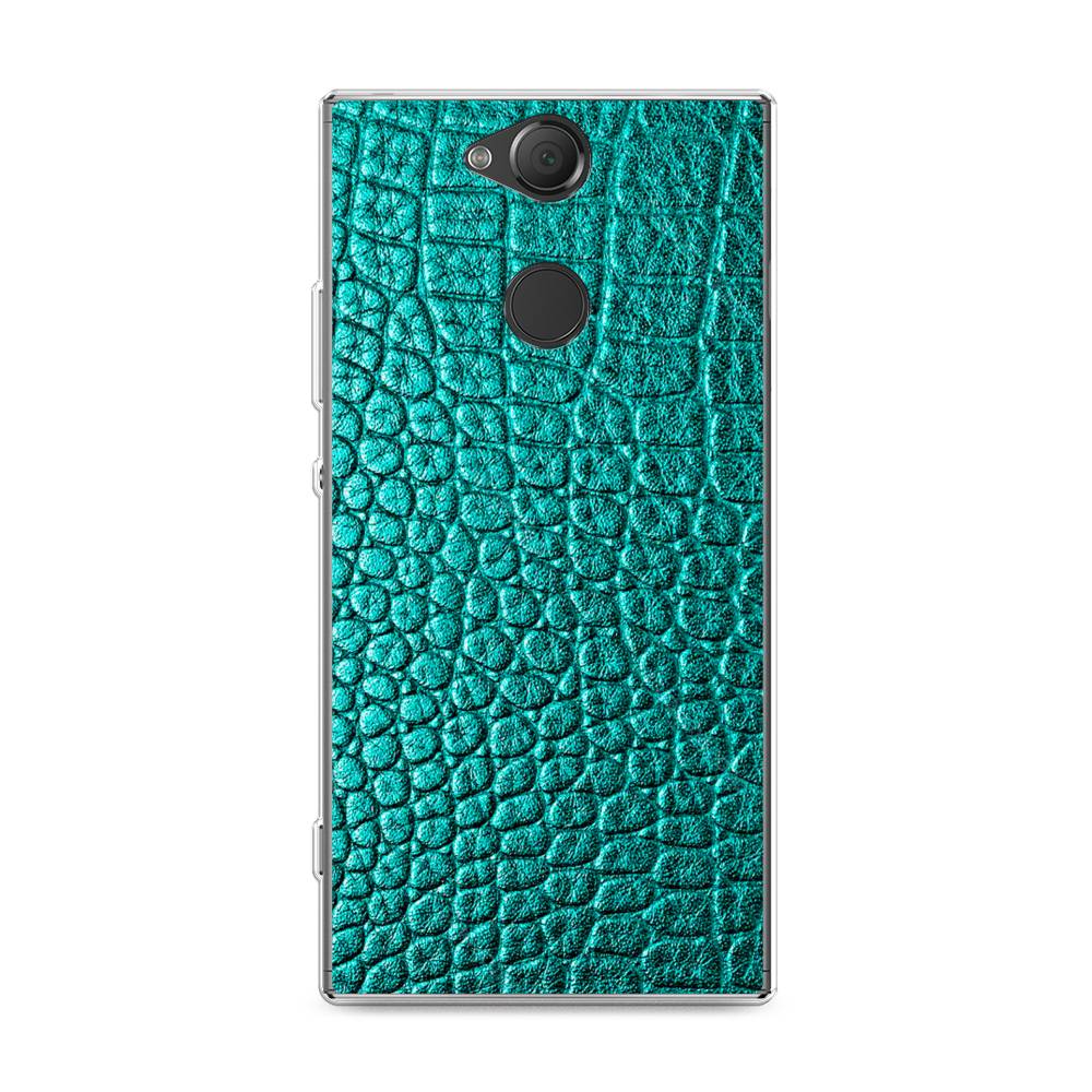 

Силиконовый чехол "Бирюзовая змея" на Sony Xperia XA2 Plus, 53550-3
