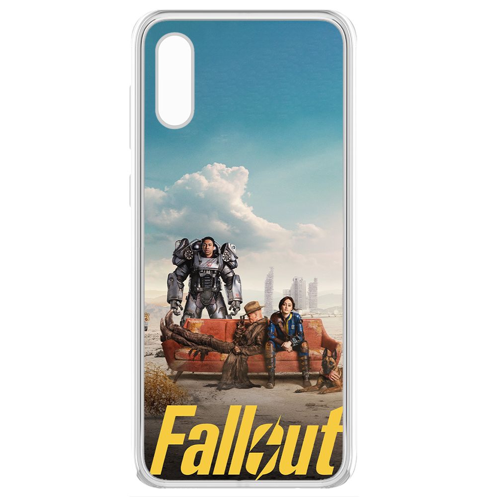 

Чехол-накладка Krutoff Clear Case Фоллаут (Fallout) - Постер для Samsung Galaxy A02 (A022), Прозрачный