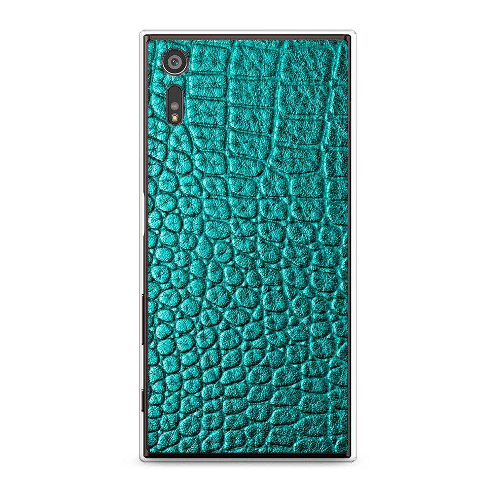 

Силиконовый чехол "Бирюзовая змея" на Sony Xperia XZ, 51450-3