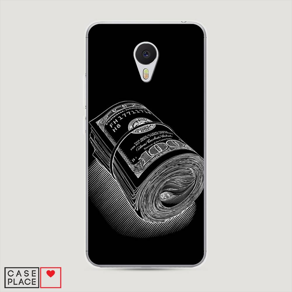 

Чехол Awog на Meizu M3 "Кубышка денег", Черный;серебристый, 70350-5