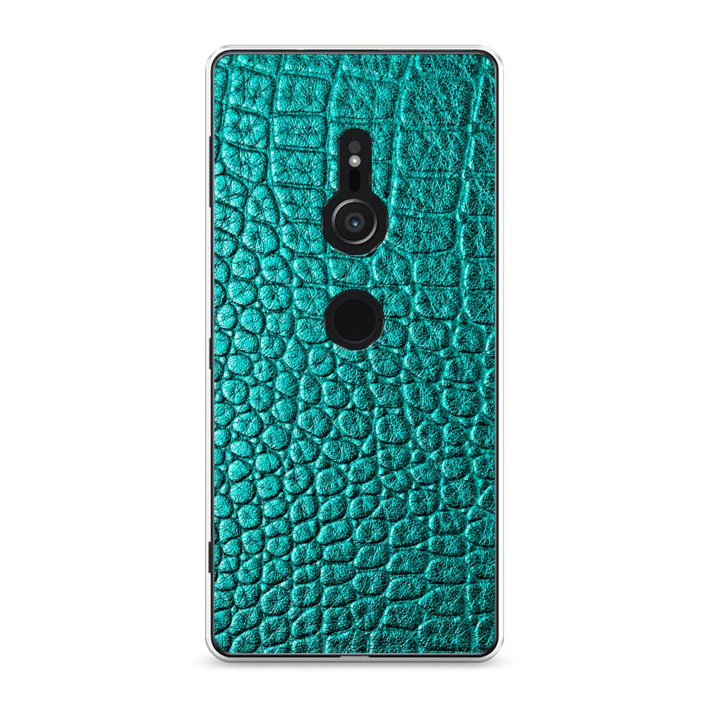 

Силиконовый чехол "Бирюзовая змея" на Sony Xperia XZ2, 52850-3