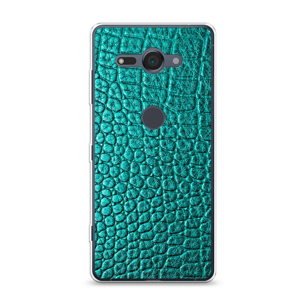 

Силиконовый чехол "Бирюзовая змея" на Sony Xperia XZ2 compact, 52950-3