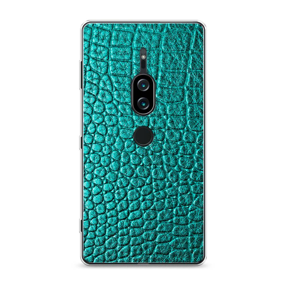 

Силиконовый чехол "Бирюзовая змея" на Sony Xperia XZ2 Premium, 53350-3