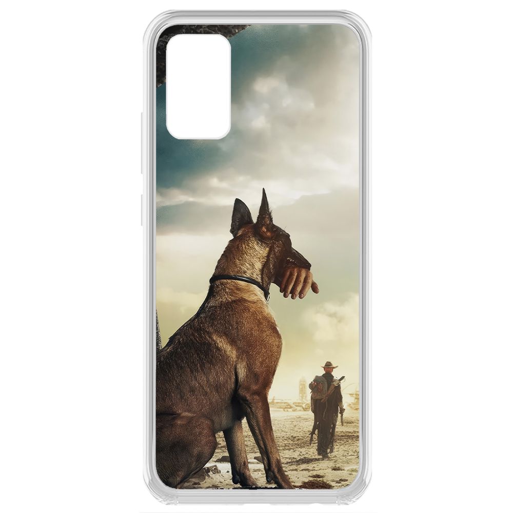 

Чехол-накладка Krutoff Clear Case Фоллаут (Fallout) - Псина для Samsung Galaxy A02s (A025), Прозрачный