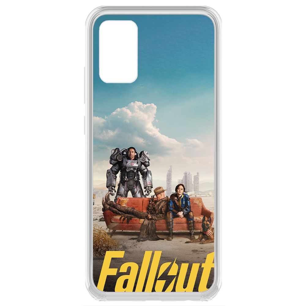 

Чехол-накладка Krutoff Clear Case Фоллаут - Постер для Samsung Galaxy A02s (A025), Прозрачный