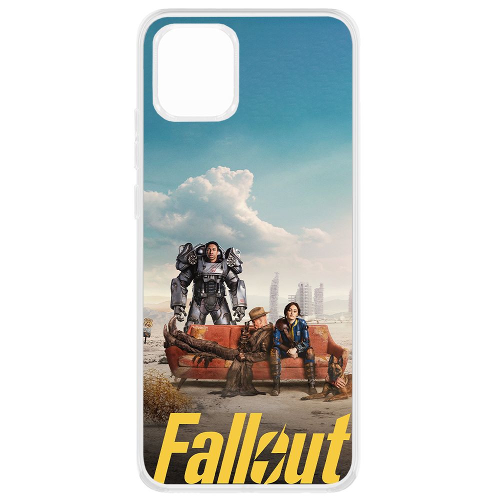

Чехол-накладка Krutoff Clear Case Фоллаут (Fallout) - Постер для Samsung Galaxy A03 (A035), Прозрачный
