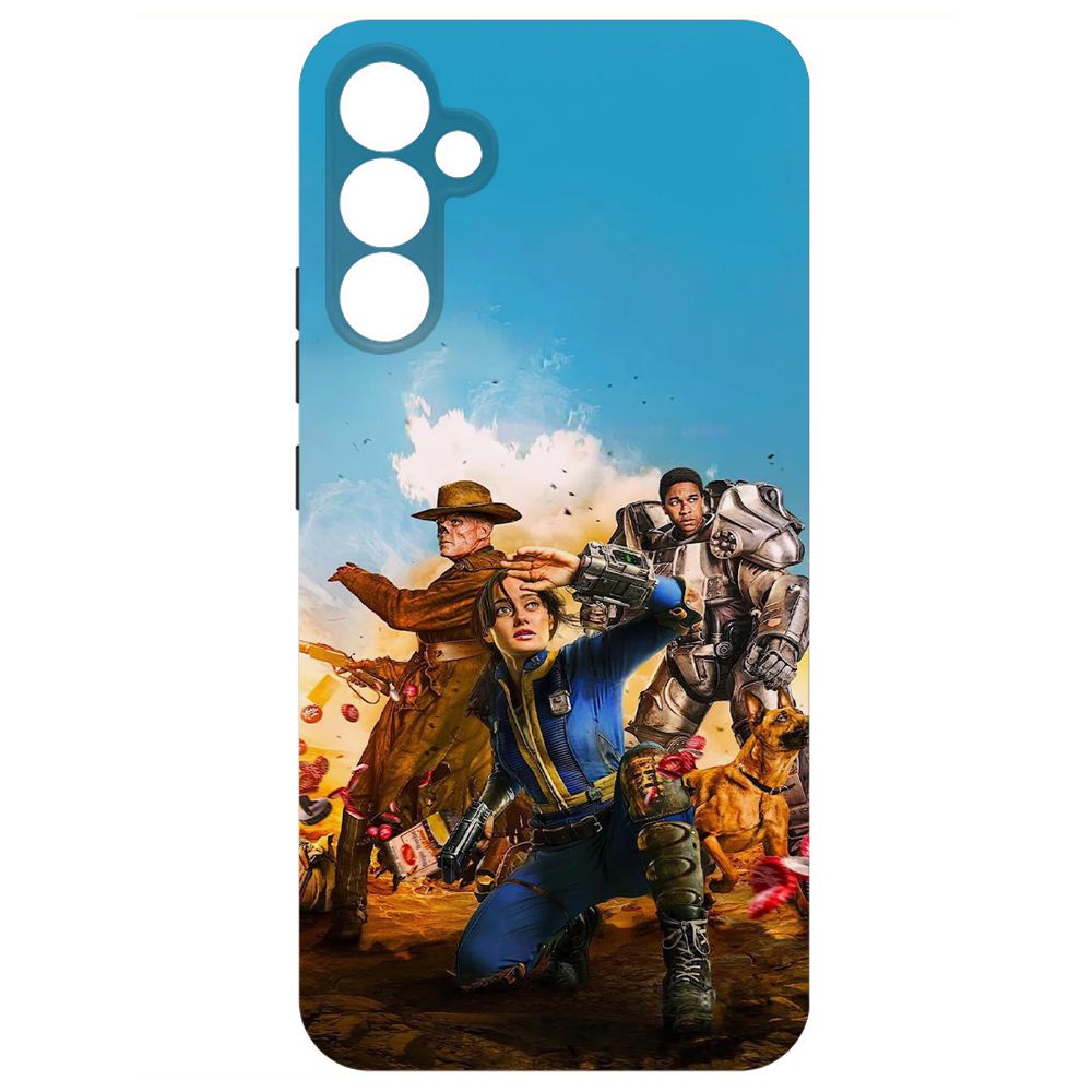 

Чехол-накладка Soft Case Фоллаут - Люси, Гуль и Аарон для Samsung Galaxy A34 5G (A346)