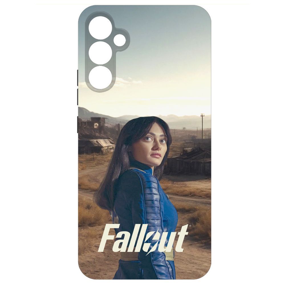 

Чехол-накладка Krutoff Soft Case Фоллаут -Люси в пустошах для Samsung Galaxy A34 5G (A346), Черный