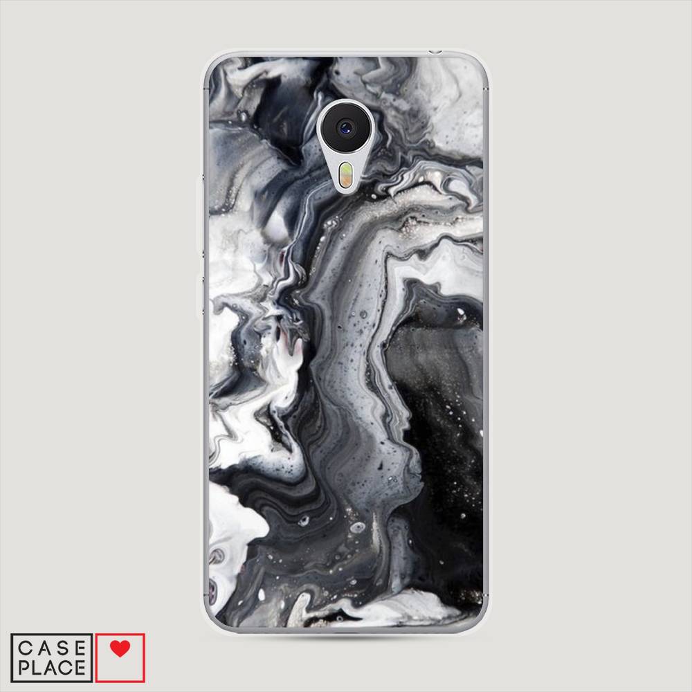 

Чехол Awog на Meizu M3 "Бело-черные сложные полосы", Серый;серебристый;белый, 70350-3