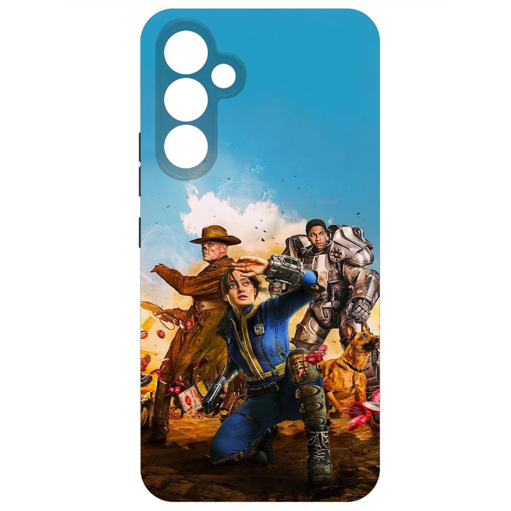 

Чехол-накладка Soft Case Фоллаут - Люси, Гуль и Аарон для Samsung Galaxy A54 5G (A546), Черный