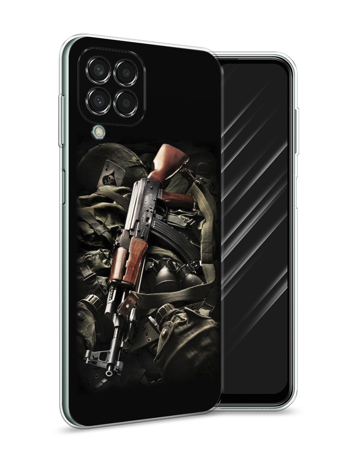 

Чехол Awog на Samsung Galaxy M33 / Самсунг M33 "Звездочки графика белая", Разноцветный, 2105650-7