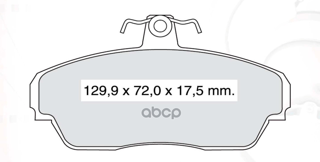 

Колодки тормозные ГАЗ-3302, 3110 передние к-т